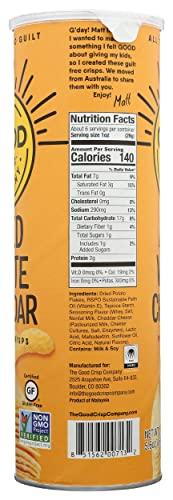 The Good Crisp Company THE GOOD CRISP COMPANY Aged White Cheddar Potato Crisps, 5.6 OZ