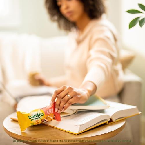 Belvita belVita Breakfast Sandwich Cinnamon Brown Sugar with Vanilla Creme Breakfast Biscuits, 5 Packs (2 Sandwiches Per Pack)