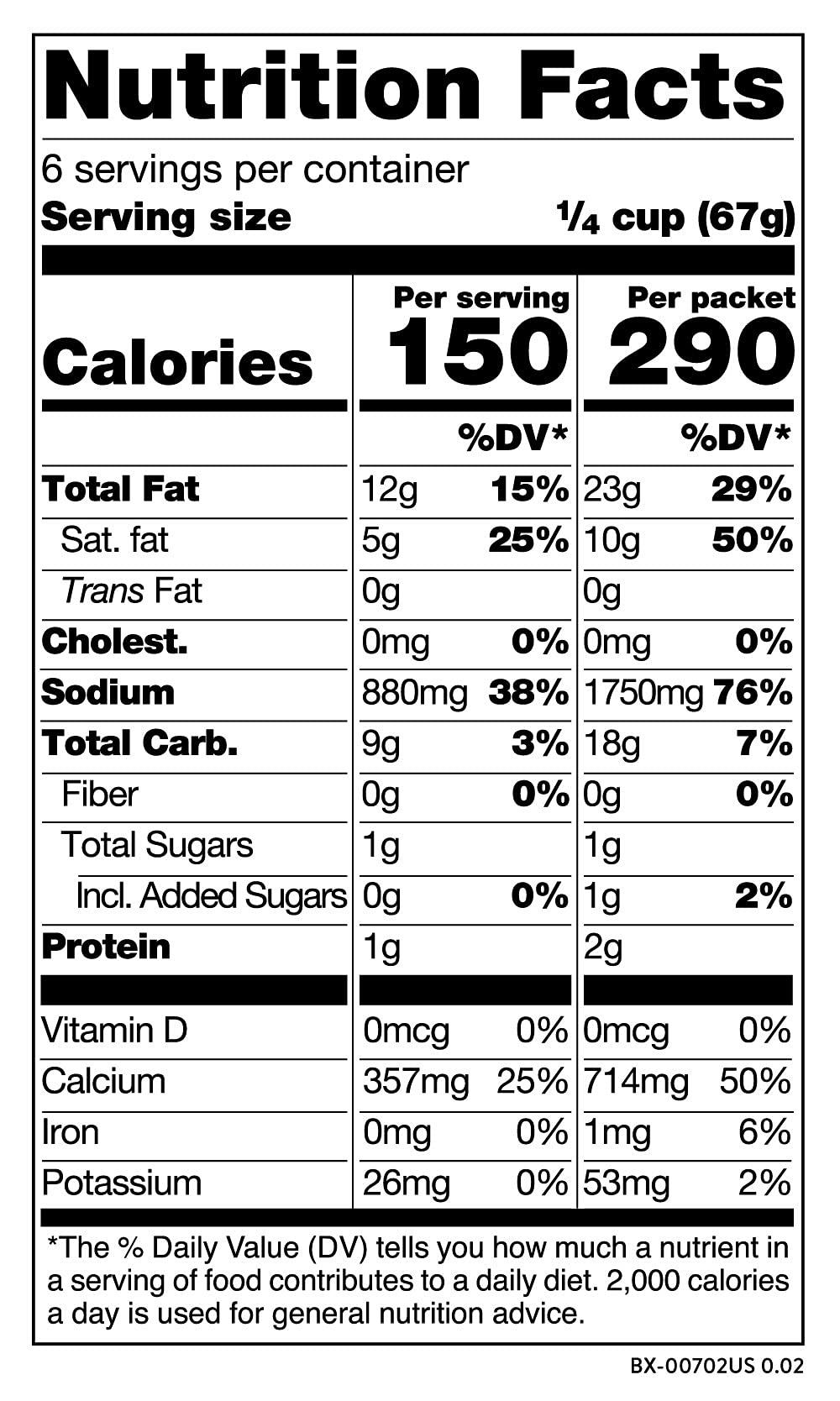 Daiya Daiya Cheddar Style Cheeze Sauce , Plant-Based Macaroni & Cheese Sauce , Vegan, Dairy Free, Gluten Free, Soy Free, Rich Cheesy Flavor, Box Contains 3 Packets (2 Servings Each), 14.2 Ounce (Pack of 1)