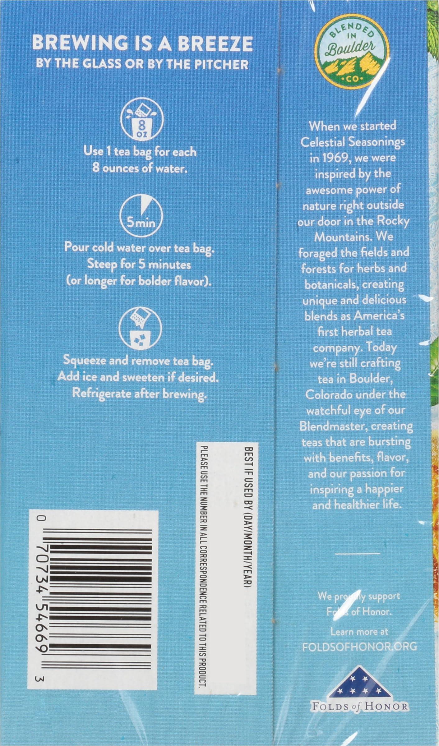 Celestial Seasonings Celestial Seasonings Cold Brew Green Iced Tea 18 Count (Pack of 6)