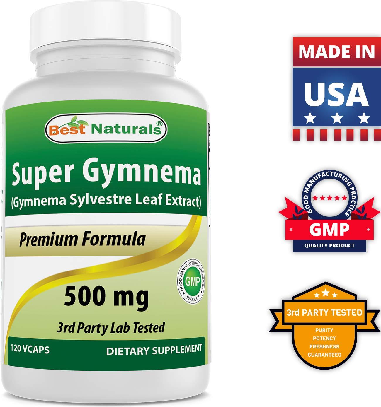 Best Naturals Gymnema Sylvestre Extract 500 mg & Berberine Plus 1000mg