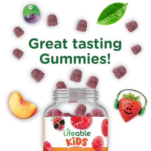 Lifeable Lifeable Kids Biotin Gummies | 5,000mcg | Great Tasting Natural Flavor Biotin Supplement | Vegan Non GMO Hair Gummies | for Hair Skin and Nails | 90 Gummies