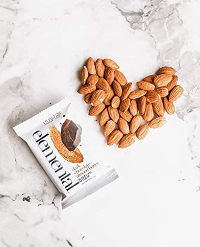 Elemental Superfood Elemental Superfood Seedbars, Dark Chocolate + Almond Butter, 1.8 Ounce - 12 Pack, 100% Certified Organic, Non-GMO Verified, Gluten Free, Dairy Free, Plant Based