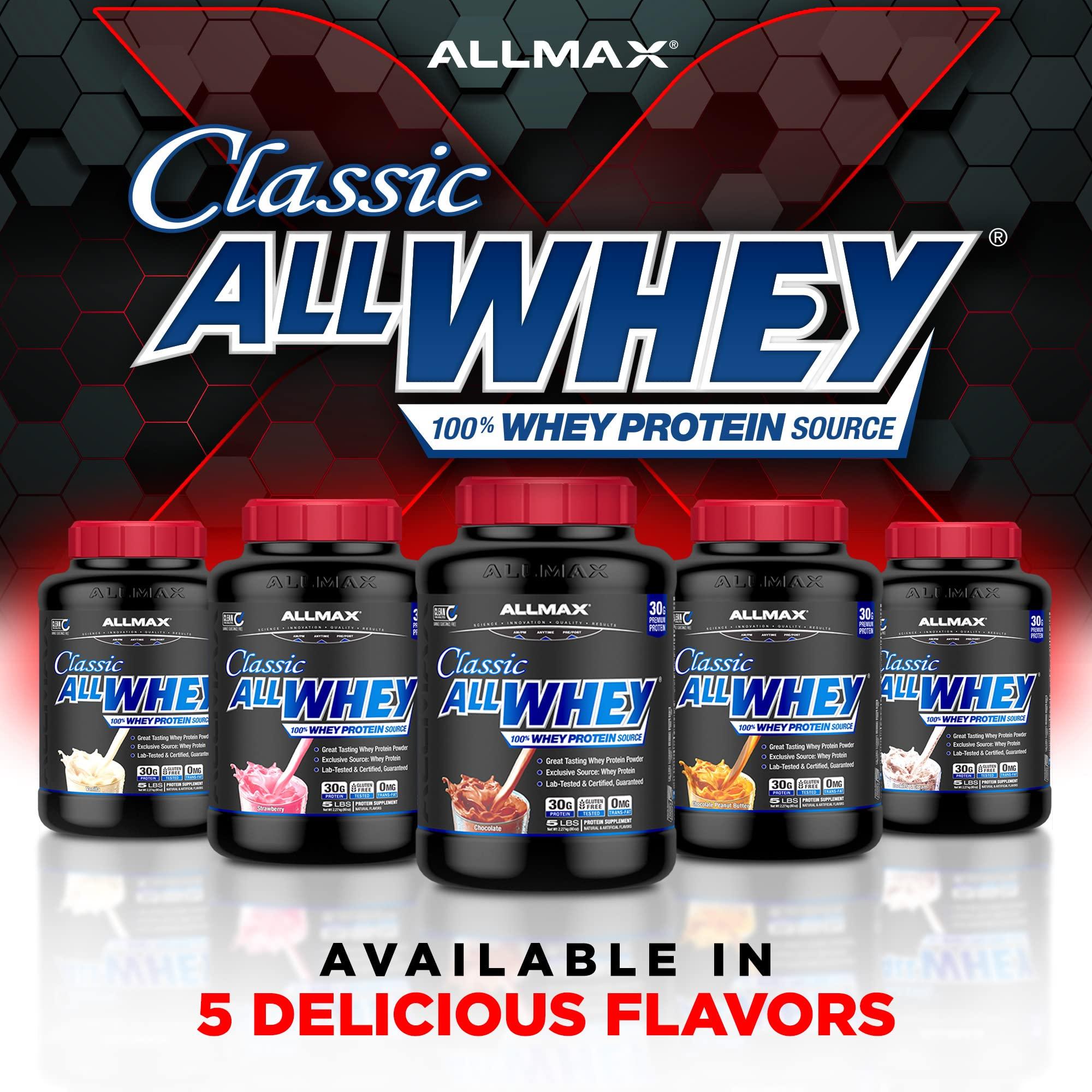 ALLMAX Nutrition ALLMAX Nutrition AllWhey Classic, Strawberry, 5lb