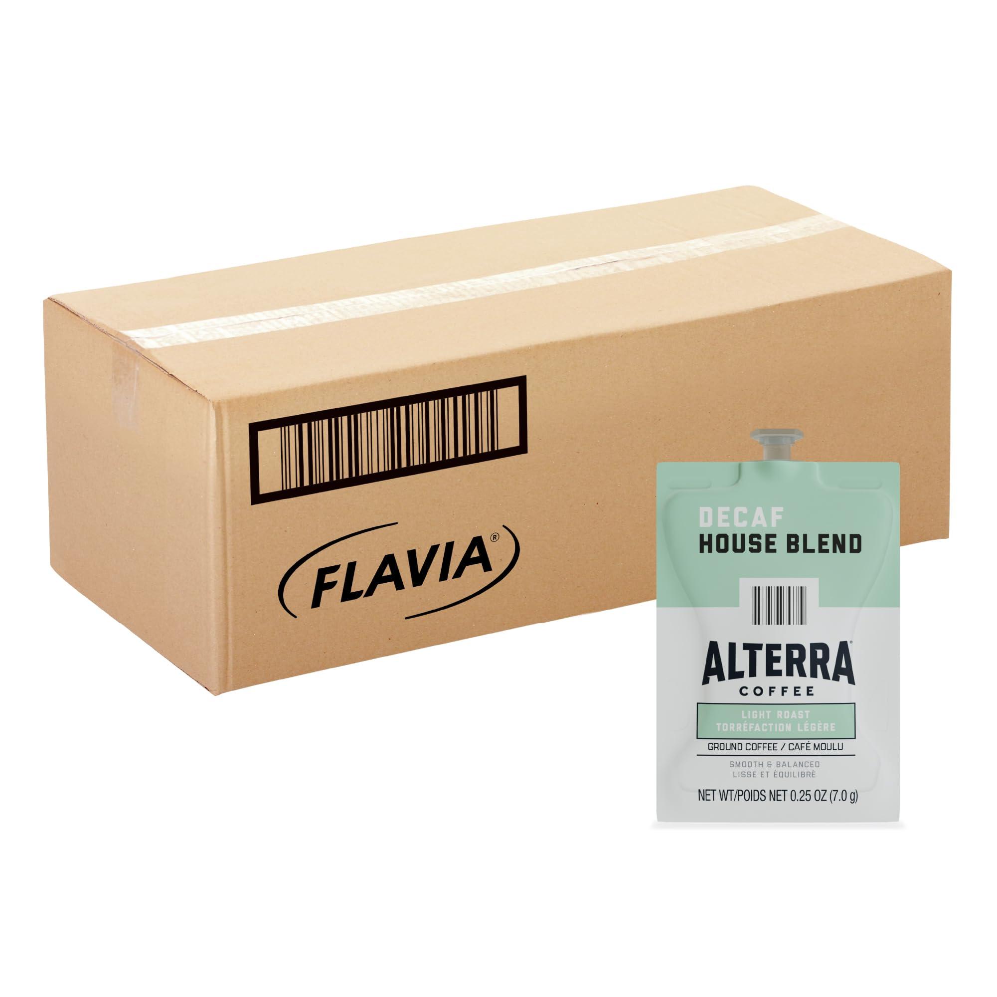 Flavia Alterra Coffee House Blend Decaf Decaffeinated Coffee Fresh Pack for Flavia Brewers (Pack of 100 Fresh Packs)