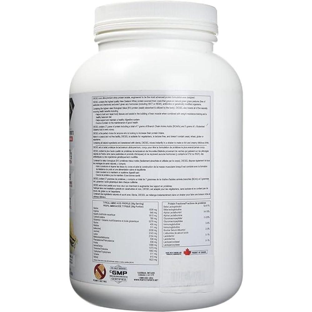 PERFECT SPORTS PERFECT Sports Diesel 100% New Zealand Whey Isolate - 2lbs French Vanilla