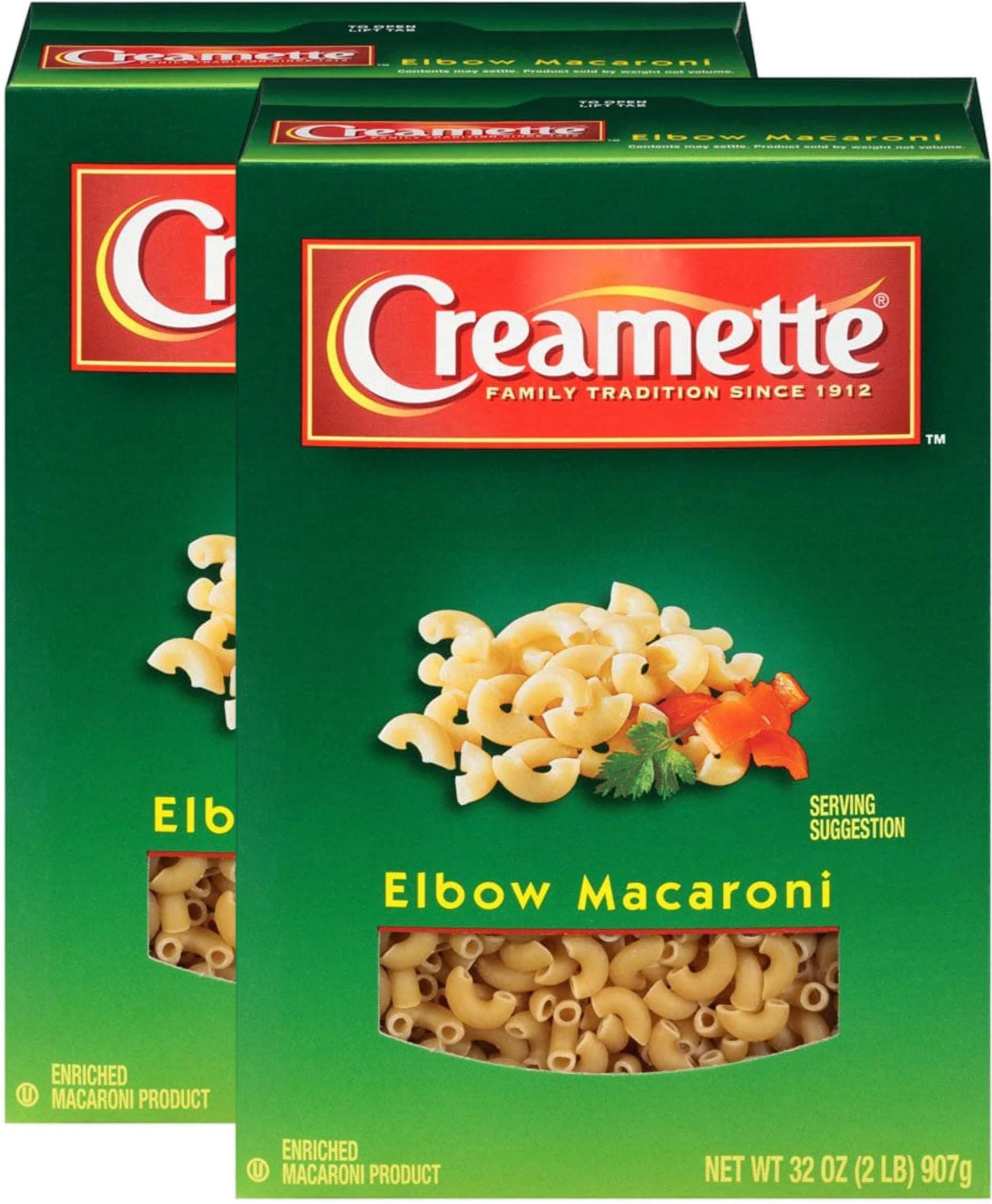CREAMETTE Creamette Elbow Macaroni Pasta 16 oz. (Pack of 2)