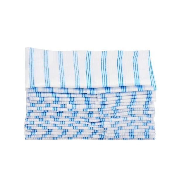 Rubbermaid Rubbermaid Commercial Products HYGEN Disposable Microfiber Cloth/Towel Pack, 35 Count, 12\"x12\", with Scrubbing/Scouring Stripes, Multisurface, for Dry and Wet Cleaning, for Home/Medical/Car/Boat