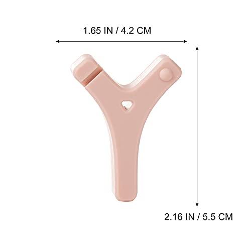 Zeenchoice Zeenchoice Orthodontic Aligner Chewies Dental Chompers Trays Seaters Multifunctional Y-shaped Orthodontics Chew for Clear or Metal Braces with Storage Case Help Correct Pink/Peach Scented flavor