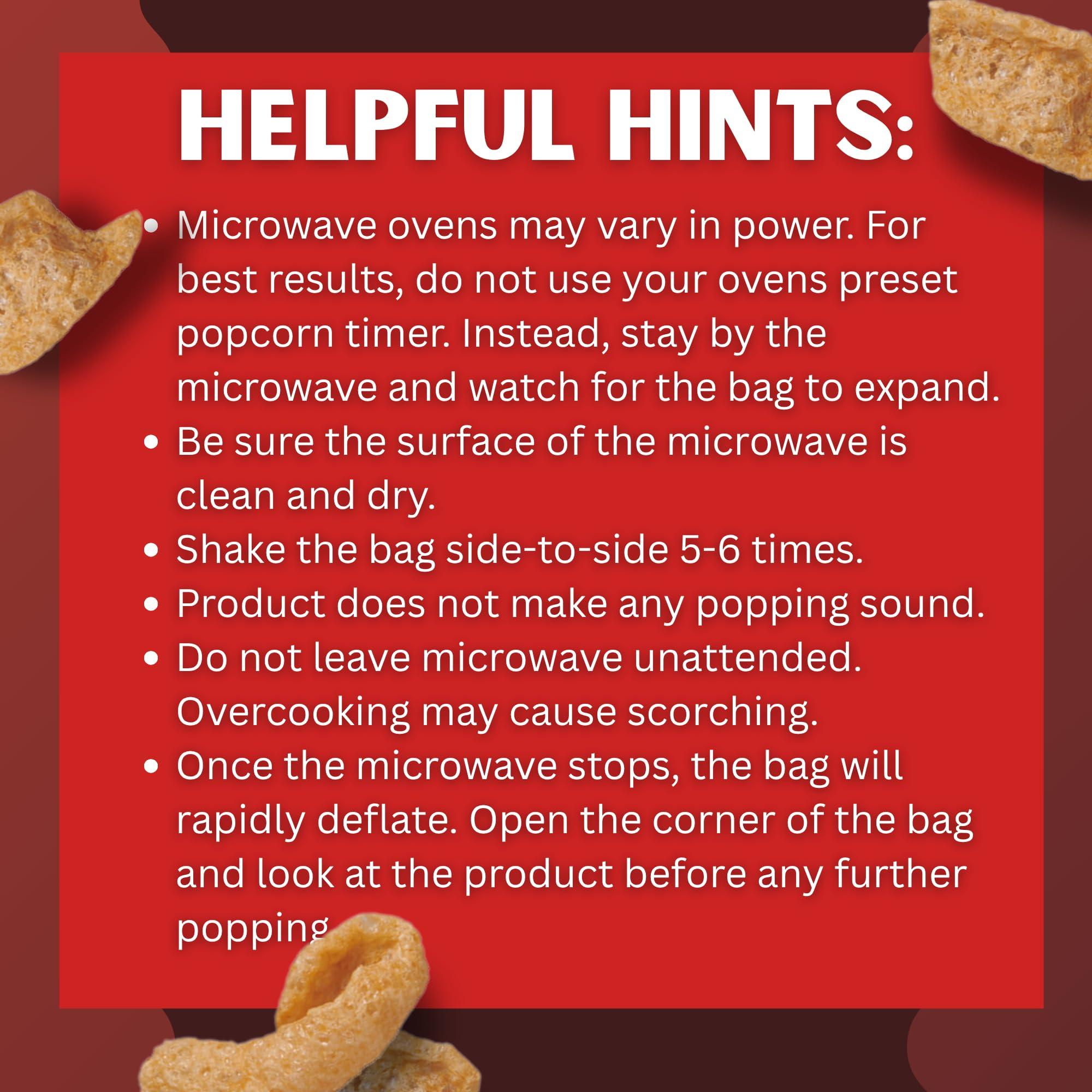 Lowrey's Lowrey's Bacon Curls Microwave Pork Rinds (Chicharrones), Original, 1.75 Ounce (Pack of 6)