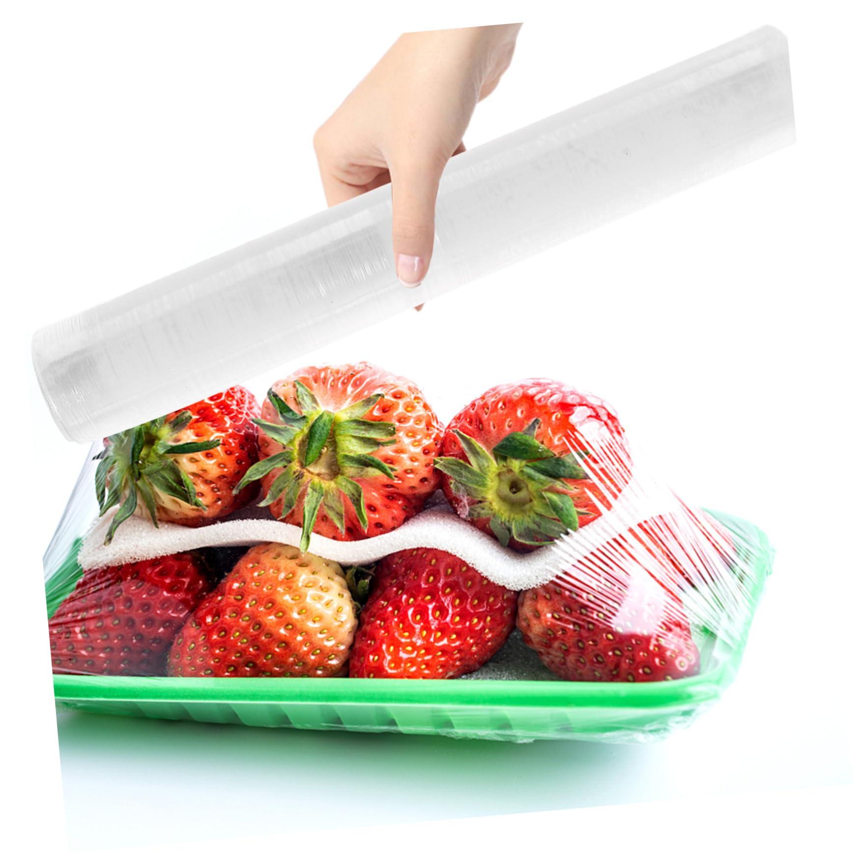 NOLITOY NOLITOY 1 Roll Film for Food Packing Paper Food Preservation Cling Food-grade Cling Film Kitchen Food Keeping Cling Fresh Keeping Cling Film Storage Bag Disposable Pvc