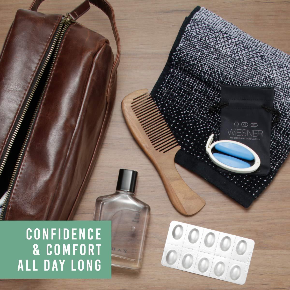 WIESNER Incontinence Clamp WIESNER Incontinence Clamp - Original Wiesner Male Incontinence Clamp - 3 Adjustable Sizes - Comfort and Confidence All Day Long - Wiesner Clamp - Best Penile Clamp for Incontinence!