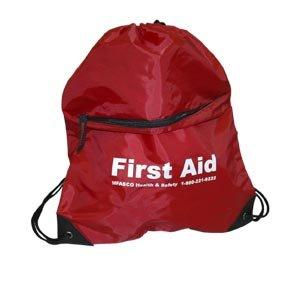 MFASCO MFASCO Empty First Aid Kit Backpack - Extra Zip Pocket for Quick & Easy Access, Ideal for Travel, Dorms, Cruises, Home or Various Excursions, Compact and Durable, With Drawstring Design, Lightweight