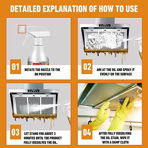 Cakina Lint Catcher for Washing Compatible with Machine Kitchen Foam Cleaner Range Hood Stainless Steel Kitchenware Heavy Oil Stain Cleaner 60ML Watch Link Remover Pliers