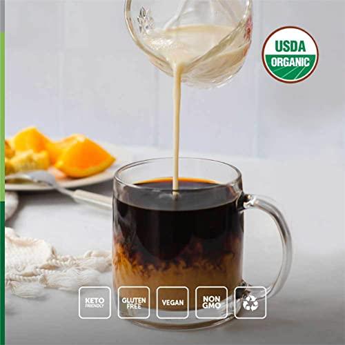 BareOrganics BareOrganics 13214 ENERGIZING USDA Organic Coffee Infused with Superfoods & Probiotics, Organic Coffee Pods, Keurig K-Cup Compatible Organic Coffee Pods, Vegan, Gluten Free, 10 Single (Pack of 2)