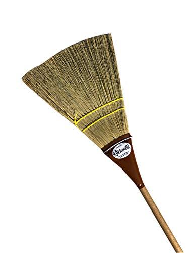 Cufsdo The Original Kitchenette Broom - CASE of 6 Lightweight Brooms - Made in America with Broomcorn