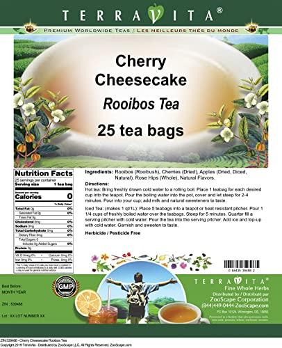 TerraVita Cherry Cheesecake Rooibos Tea (25 tea bags, ZIN: 539488)