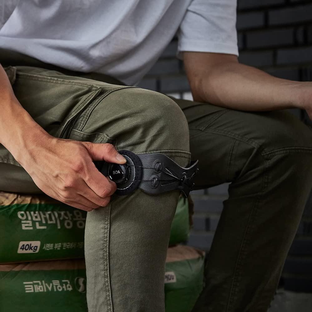 SOZO SOZO Boa Micro Adjustable Knee Brace/Support/Bandage for Knee Injury, Pain, Meniscus Tear, ACL and Arthritis. Knee Support Brace with Patella Gel Pad (Medium)