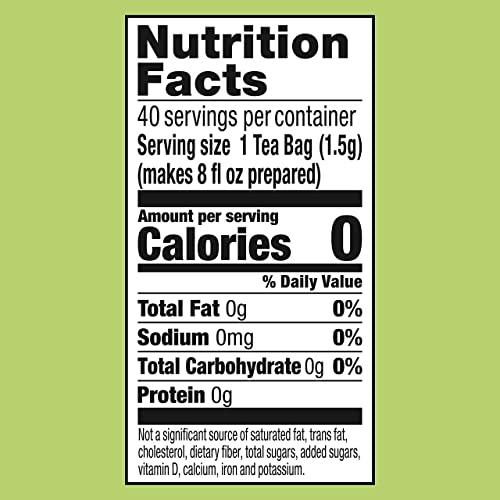 Lipton Lipton Green Tea Bags, Unsweetened Iced or Hot Tea Bags, 240 Total Tea Bags (40ct - Pack of 6)