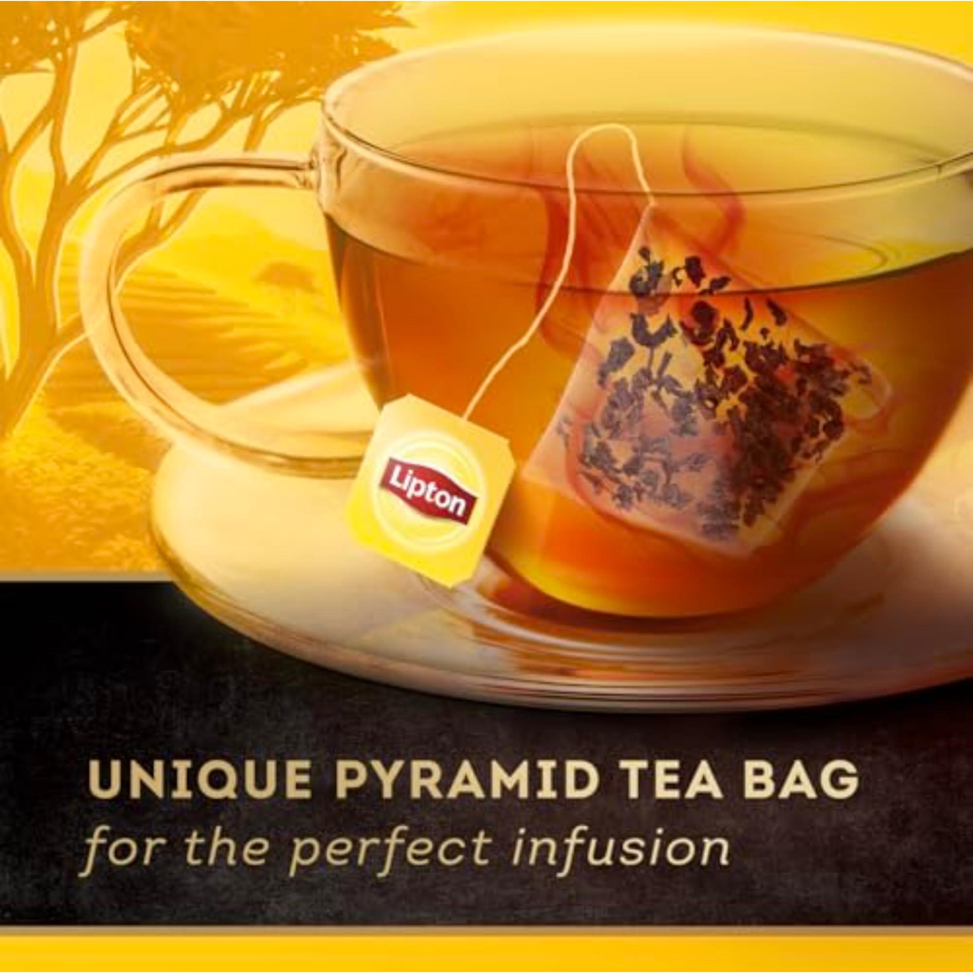 Lipton Lipton Black Tea English Breakfast, Pyramid Tea Bags, Flavored Teabags, 80 Total Bags (20ct - Pack of 4)