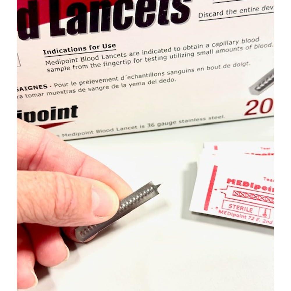 MEDI-POINT MEDIPOINT Stainless Steel Lancet - 200ct