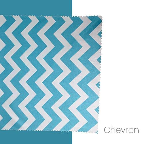 Optigear Optigear Microfiber Lens Cleaning Cloth Kit | 12 Pack | 3 Styles | Chevron | Rain Drop | Blue