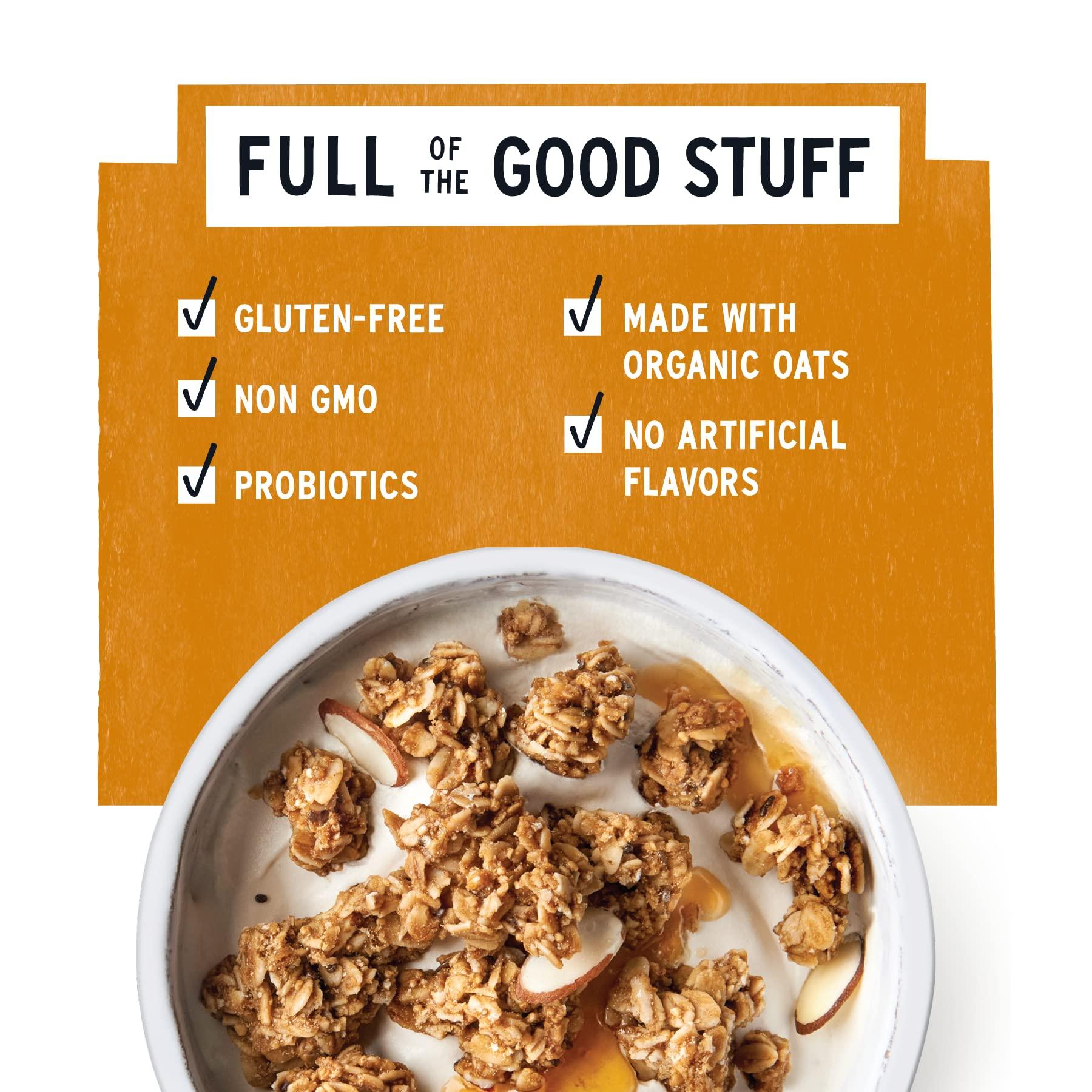 purely elizabeth. Purely Elizabeth Honey Almond + Probiotics Ancient Grain Granola, Gluten Free & Non-GMO, 8 Ounce(Pack of 6)