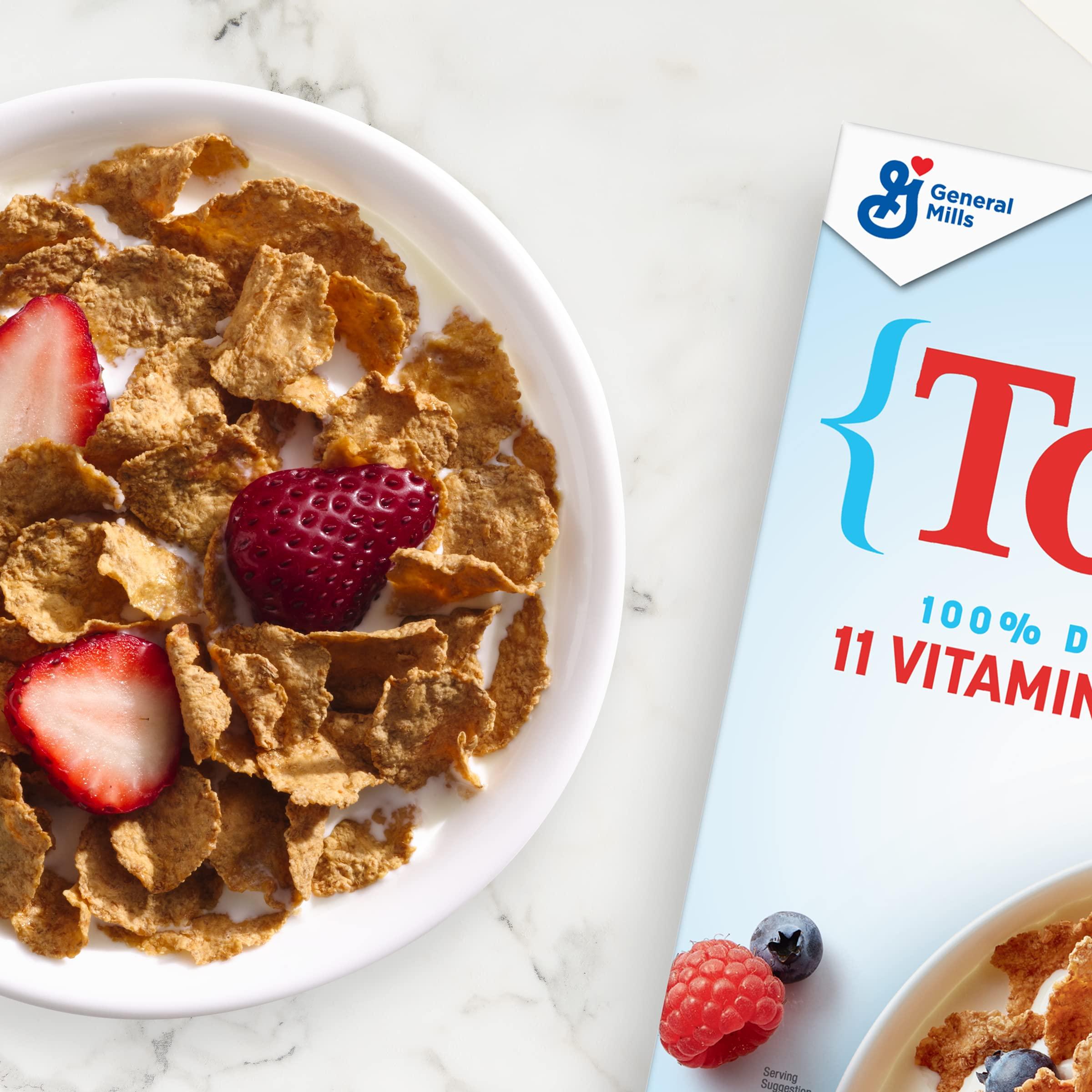 Total Total Breakfast Cereal, 100% Daily Value of 11 Vitamins & Minerals, Whole Grain Cereal, 16 oz (Pack of 5)