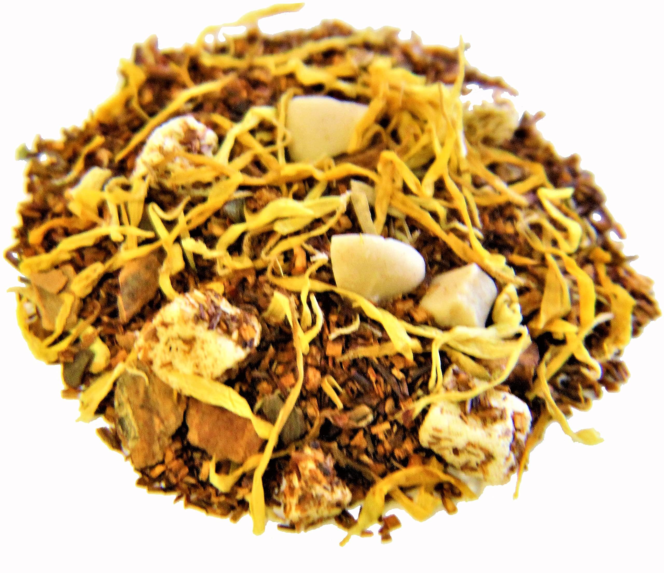 Nelson's Tea Nelson's Tea - Caramel Apple - Rooibos Loose Leaf Tea - Red Rooibos, cinnamon chips, caramel chips, dried apples, and marigold (Sample)