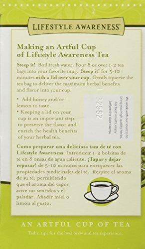 Lifestyle Awareness Lifestyle Awareness Organic Peppermint Tea, Caffeine Free, 20 Tea Bags, Pack of 6