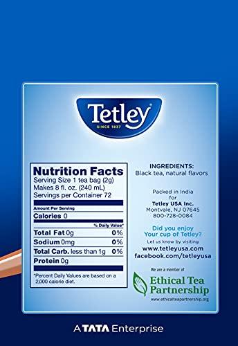 Tetley Tetley Tea, Masala, 72 Count Tea Bag