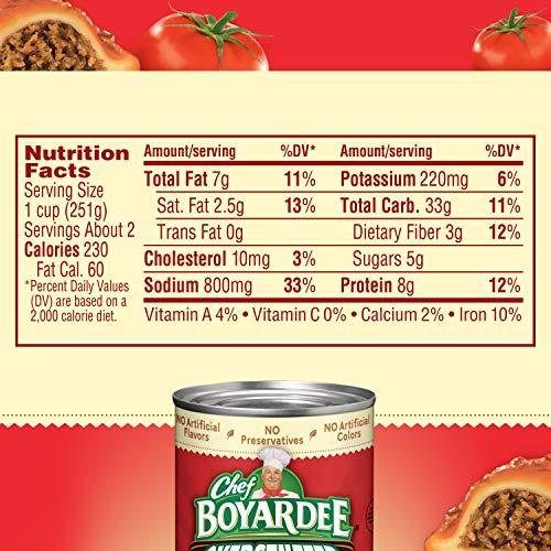 Chef BOYARDEE Chef Boyardee Overstuffed Beef Ravioli, 15 oz, 12 Pack