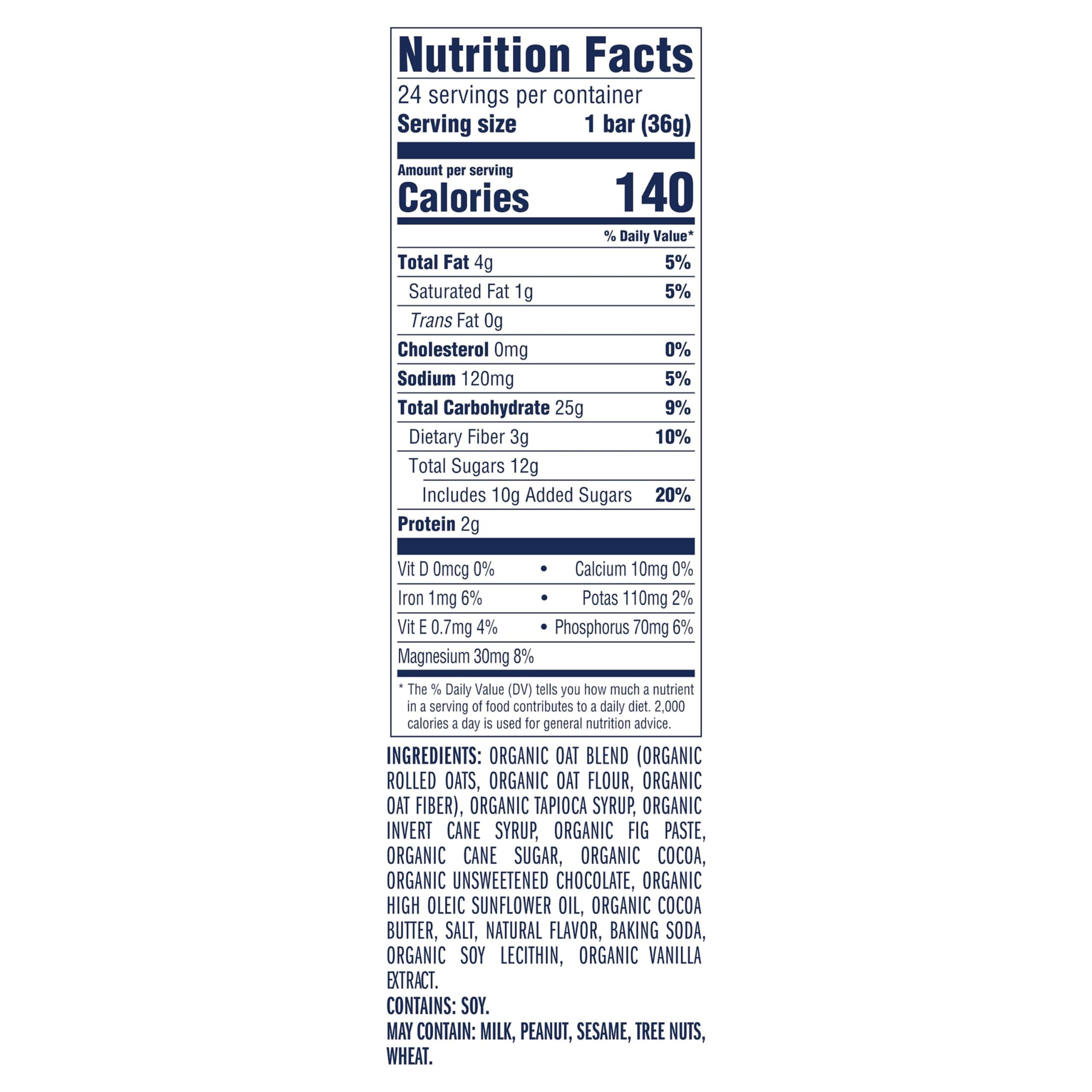 Clif Kid Zbar Zbar - Chocolate Brownie - Soft Baked Snack Bars - Non-GMO - 10g Whole Grains - USDA Organic Granola Bars (24 Pack)