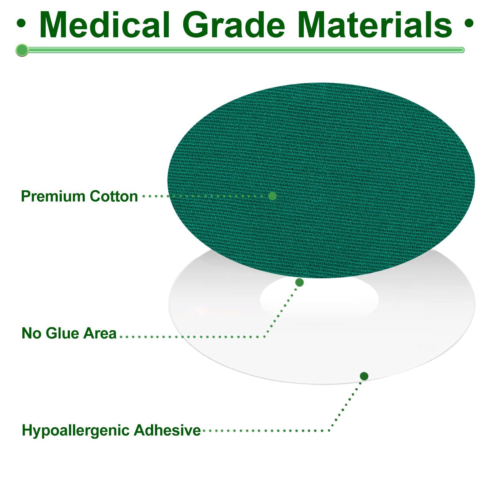 funpatch funpatch 20Pack Libre 2 Sensor Covers, Freestyle Waterproof Libre 2 Adhesive Patches Flexible CGM Tape Non-Glue Central Full Cover Hypoallergenic & Latex-Free Long-Lasting for 14 Days, Sapphire