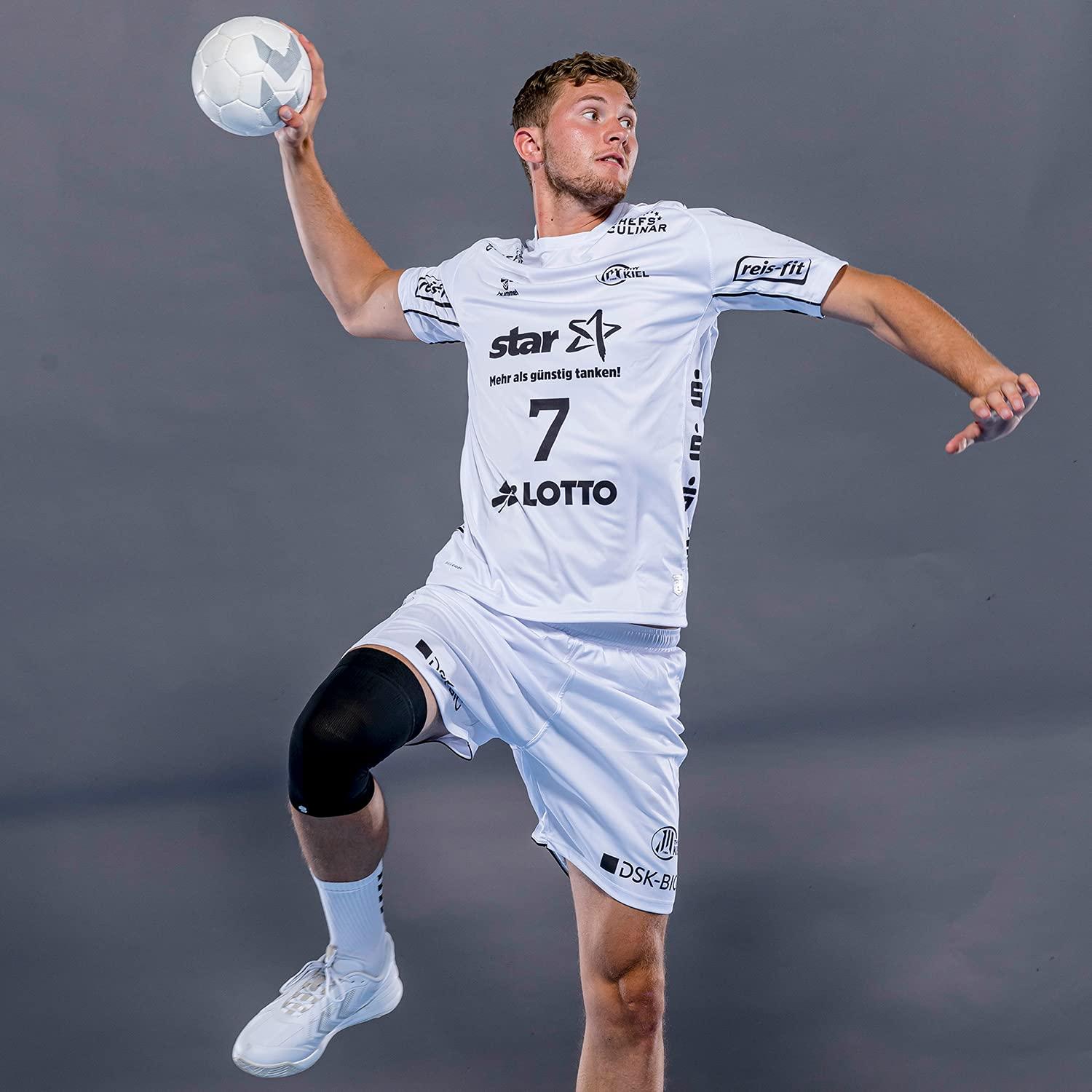 BAUERFEIND Bauerfeind Sports Compression Knee Support - Lightweight Design with Gripping Zones for Knee Pain Relief & Performance, Black, Size M