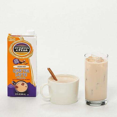 Oregon Chai Oregon Chai Sugar Free Chai Concentrate, 32 Fluid Ounce (Pack of 6)