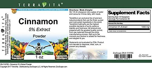 TerraVita Cinnamon 5% Powder (1 oz, ZIN: 519765) - 3 Pack