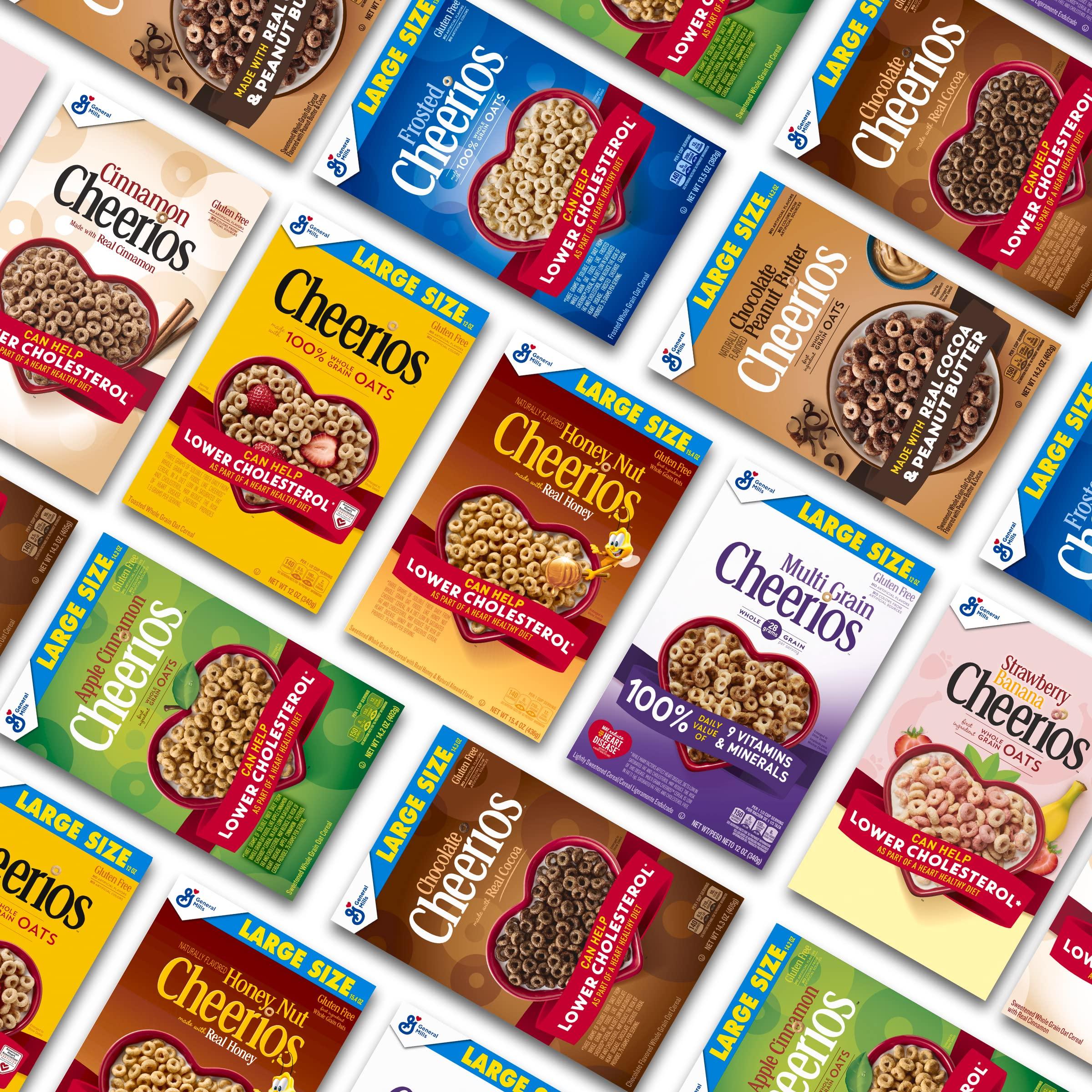 Cheerios Cheerios, Heart Healthy Gluten Free Breakfast Cereal, Family Size, 18 oz