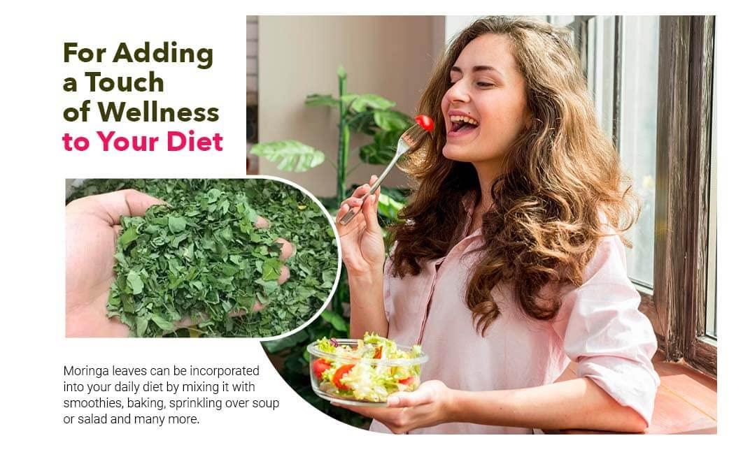 NineLife Basics Moringa Tea Cut Leaves 8 Ounces(0.5 lb), Rich Source of Antioxidants - Green Nectar (2 Pack - 16 Ounces)