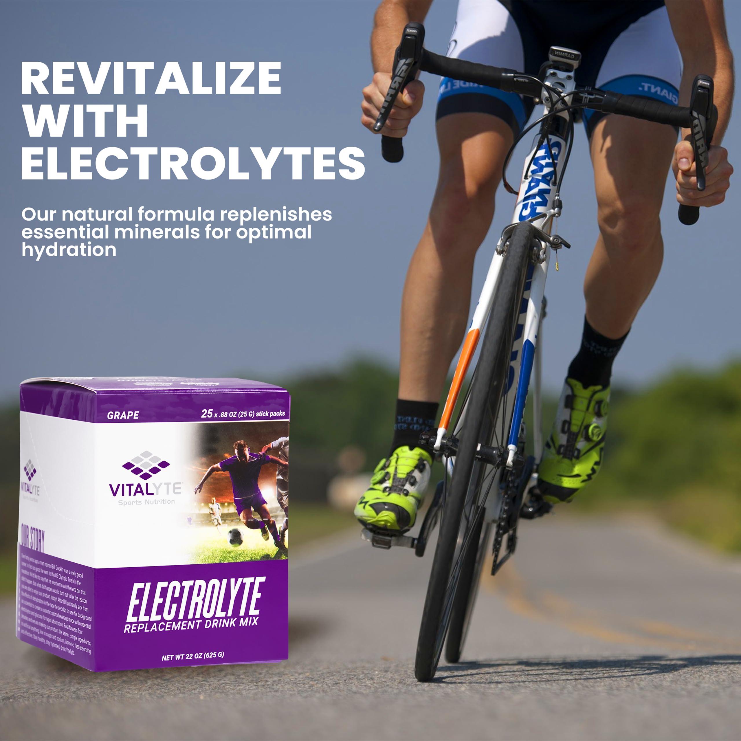 Vitalyte Vitalyte Electrolytes Packets Isotonic Sports Drink | Electrolytes Powder Packets Sports Nutrition Electrolyte Replacement Drinks Dehydration Relief Packets