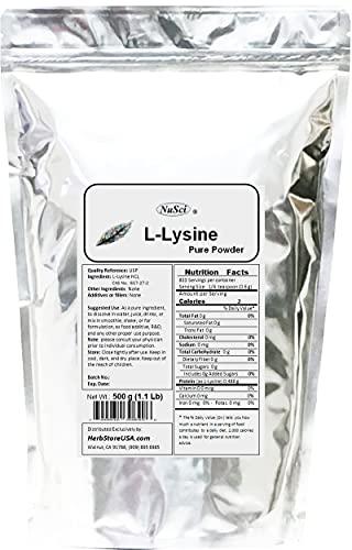 NuSci NuSci L-Lysine HCl Lysine Pure Powder (250 Grams (8.8 oz))
