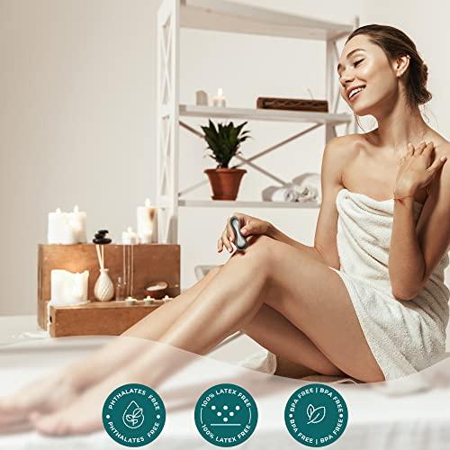 EcoBlossom Ecoblossom Reusable Menstrual Disc - Menstrual Cup - Soft Period Disc for Women Designed with Flexible, Medical-Grade Silicone Period Cup (Small, Black)