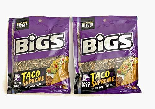 CABE Taco Supreme - Do Flavor Bigger Huge Sunflower Seeds 2-pack 3.630z each