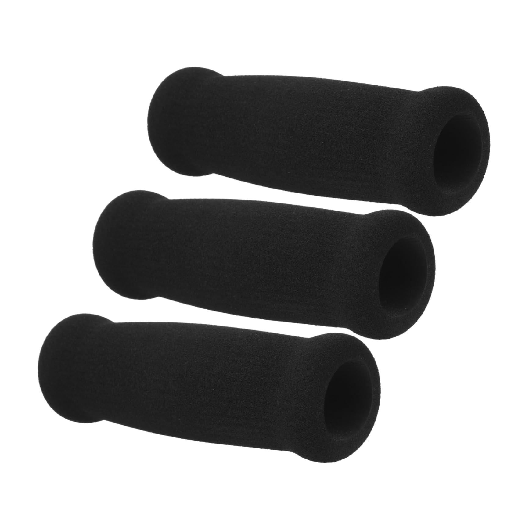 BESPORTBLE BESPORTBLE Crutches with Handles 6 Pcs Hiking Pole Handle Walker Foam Sponge Hand Grip Walking Stick Handle Cover 4pcs (Black) Padded Handle Walking Stick Accessories Spikes Crutch Handle Covers