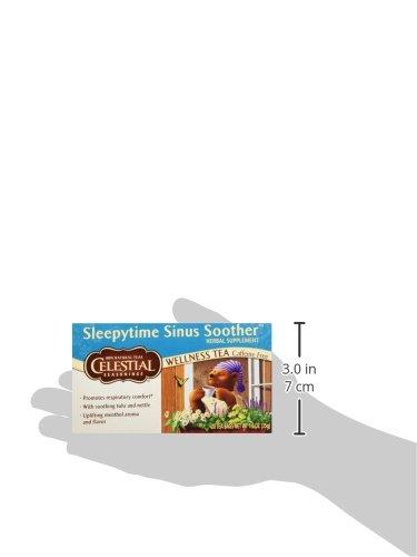 Celestial Seasonings Celestial Wellness Tea, Sleepytime Sinus Soother0-Count (6x20 Bag )