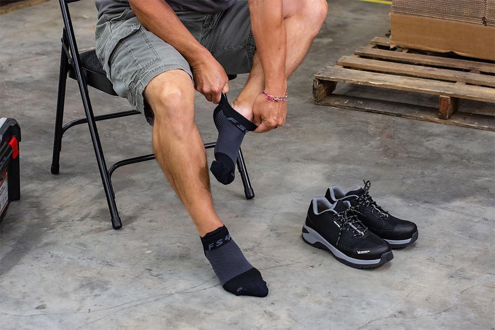 OS1st OS1st FS4 Plantar Fasciitis No Show Socks relives plantar fasciitis, heel/arch pain and improves circulation