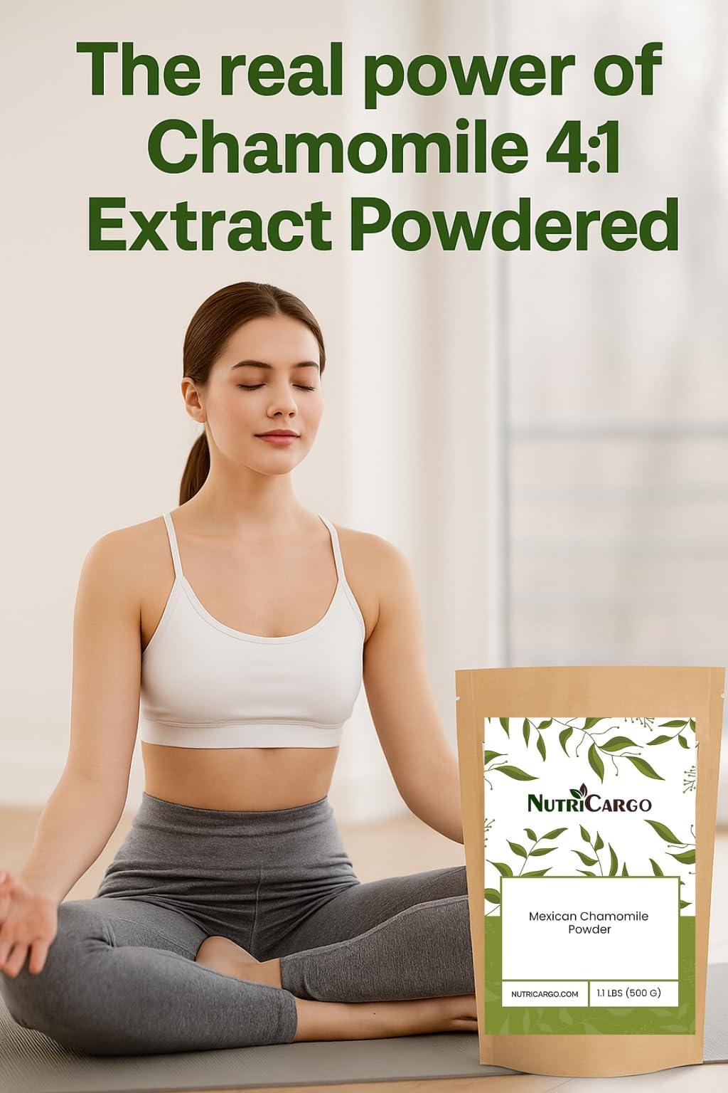 NutriCargo NutriCargo Chamomile Powder Mexico 4:1 Powdered Extract 1.1 LBS (500 G)