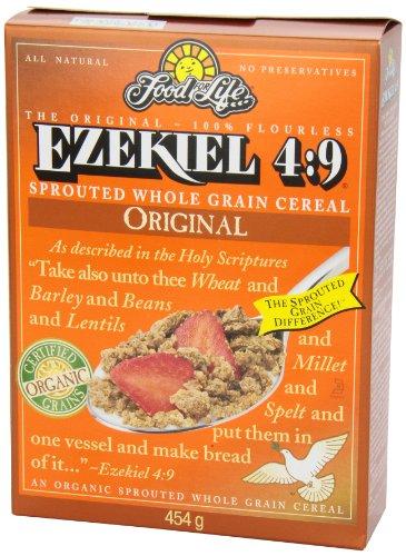 Food for Life Food For Life Ezekiel 4:9 Organic Sprouted Whole Grain Cereal, Original, 16-Ounce Boxes (Pack of 6)