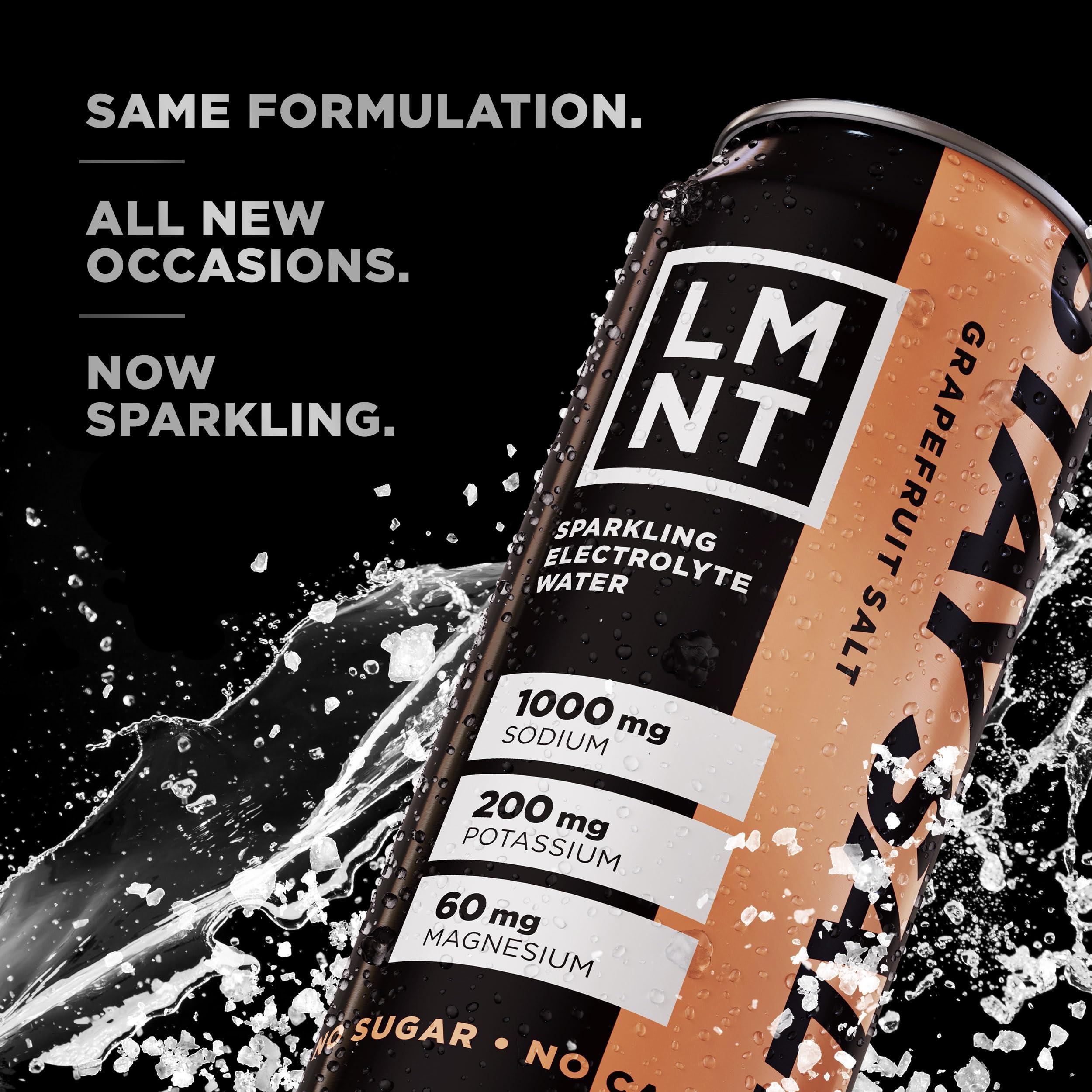 Drink LMNT LMNT Sparkling Electrolyte Water - Grapefruit Salt | 12-Count