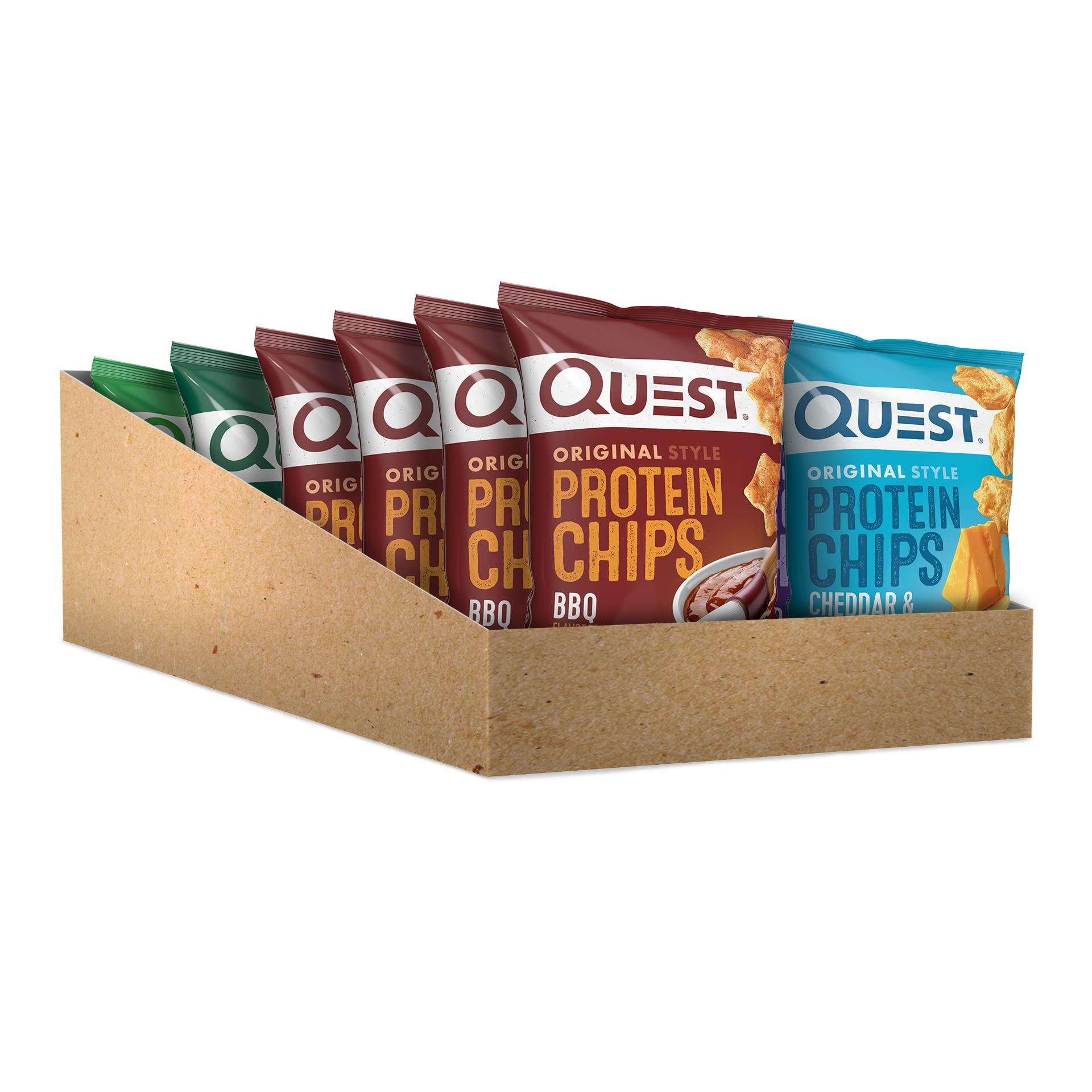 Quest Nutrition Quest Nutrition Protein Chips Variety Pack & Chocolate Chip Protein Cookie; Keto Friendly; High Protein; Low Carb; 12 Count